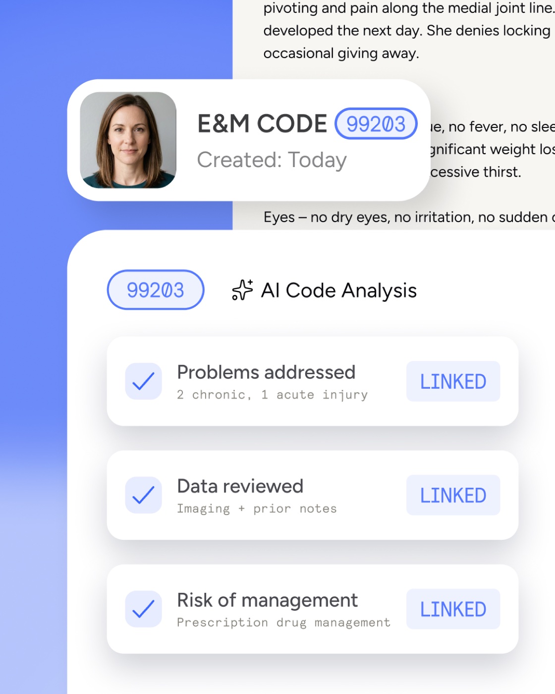 AI justification linking the code to supporting documentation