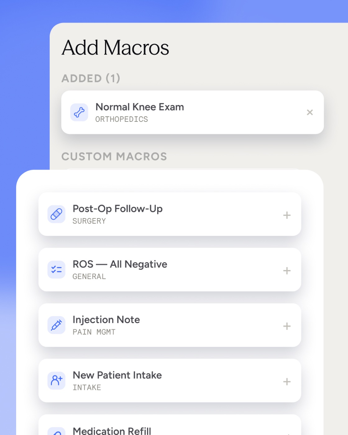 Adding macros and templates to your workflow